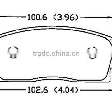 D456 04491-87101 for geely brake pads