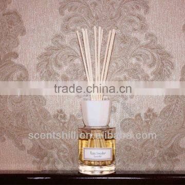 name brand scents 80ml high quality crystal glass real ceramic cap home fragrance Reed difuser