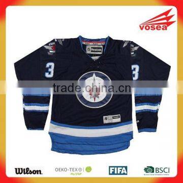 2015 new design custom camouflage hockey jersey