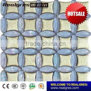 The Most Popular high grade glass mosaic swimming pool tile for sale