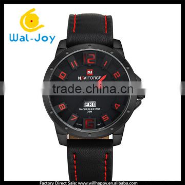 WJ-4797B 2016 Naviforce with calendar quartz stainless steel water resistant vogue men watch