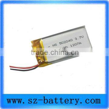 Rechargeable 3.7v 350mAh Polymer Battery 502040