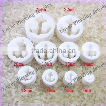 Silicone Ear Tunnels / Plugs [SI-S543]