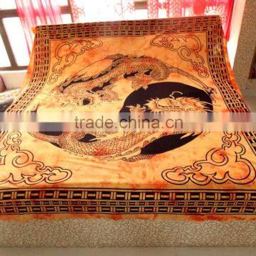 Indian Hippie Tapestry Tapestries Orange Tapestries Tapestry Wall Hanging Dragon Tapestries Bohemian Wall Tapestries