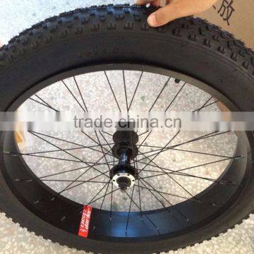 aluminum 26inch with 100mm/80mm fat bike wheelset