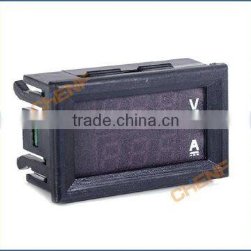 Cheaper High Quality DC Volt Amp Dual Display Meter 0.28" DC 0-100V/10A Voltmeter Ammeter With Ampere Shunt Red+Blue LED photo-2