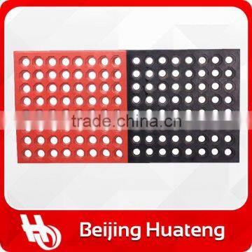 black rubber commercial kitchen floor anti-fatigue floor mat