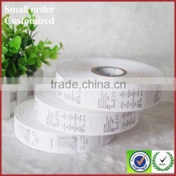 Private glossy label roll rolling thin printing papers label