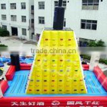 Port Wine Adv Model Inflatable Climbing Wall