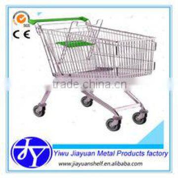 Chrome-plated European Shopping Trolley and Cart
