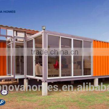 Econova Low Cost light steel structure Prefabricated house/ small house/container home /green house villa