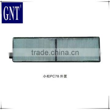 best quality PC78 external cabin filter excavator parts