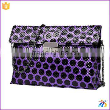 Fashion lady 100%leatehr crossbody bag handbag with china manufacturers