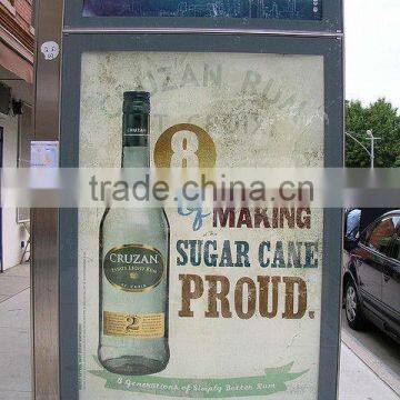 full color bus shelter Advertising billboards