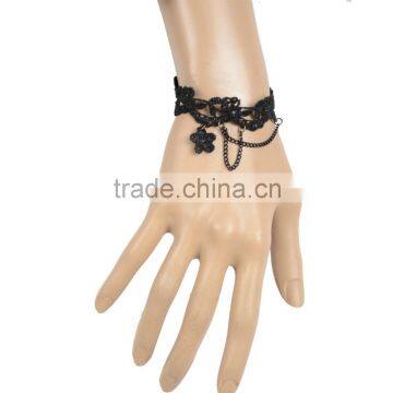 Vintage Hollow Black Lace Bracelet & Bangle for Women Gift