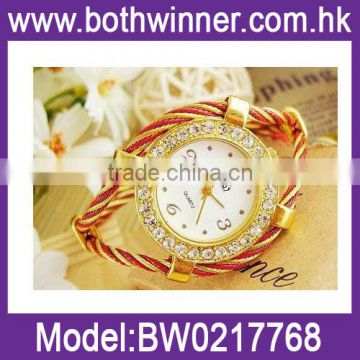 Steel Wire Ladies fashion bangle watch