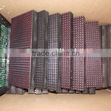 P10 single red color led module, outdoor/semi-outdoor P10 red color led module IP68