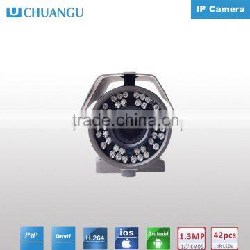 1.3MP IP Camera 960P High Definition Bullet Style Waterproof IP66 Varifocal Lens CCTV Camera Support ONVIF POE photo-2