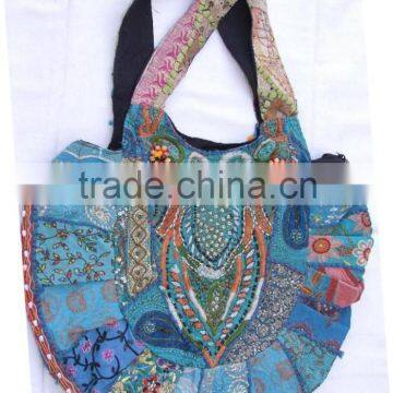 Patchwork Textile Fabric Bags for Accessories Store, Bag Stores, Art and Craft Stores, Patchwork Bag, Patchwork Textile Bag