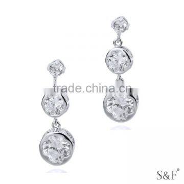 q5993025 Ebay Hot Selling fashion jewelry zircon earrings