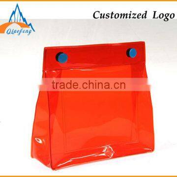 excellent pvc bag ,transparent waterproof plastic bag for cosmetic