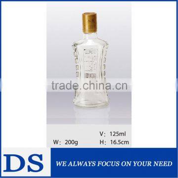 120ml mini glass drinking bottle