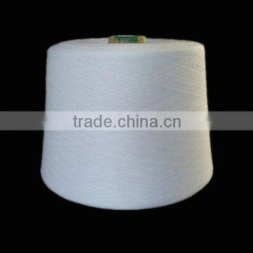 100% polyester raw white yarn