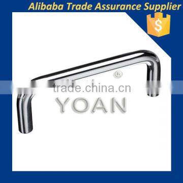 Chrome plated alumium door handle for cabinet