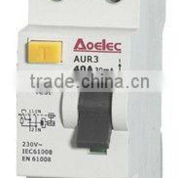 AUR3 TUV certificatel earth leakage circuit breaker/ 63A ELCB