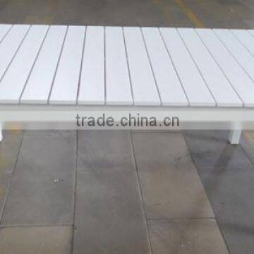 New Arrival Acacia Wood Furniture Durable Plastic Wood Dining Table Balcony Table