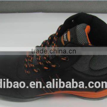 high quality low price genuine leather eva+ rubber outsole safety shoes running shoes men