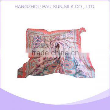 Newest Style Fashion Printed Elegant Fashion Silk Scarf photo-6