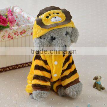 Fancy Holloween Cosplay Lion King Costume Cat Dog Pet Wear Pet Apparel