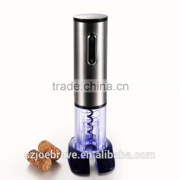 LED Light Stainless Steel Rechargeable Automaticlly Wine Bottle Opener with logo