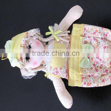 kitchen pocket with doll face cotton fabric for sundries