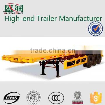 Shandong Manufacturers Supply High Quality 3 Axle Container 40ft Flatbed Trailers For Sale