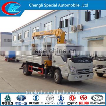 Forland Truck with Crane Crane Sales Electrically Hydraulic Control