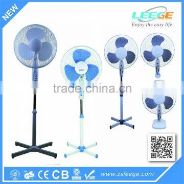 120v 60hz national CE ROHS GS standard electric fan with 3 blades