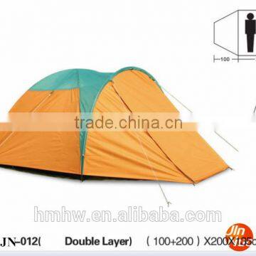 Fiberglass Pole Single Layer Waterproof Heat Resistant Camping Tent