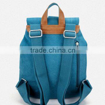 Casual Lady Canvas Backpack Bag Women photo-3
