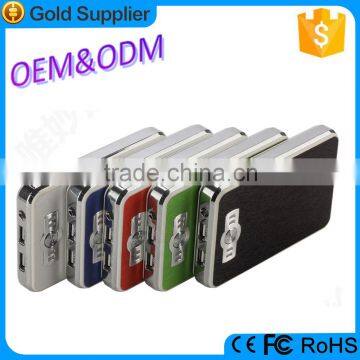small businese idea double USB output long lasting power bank 12000mah