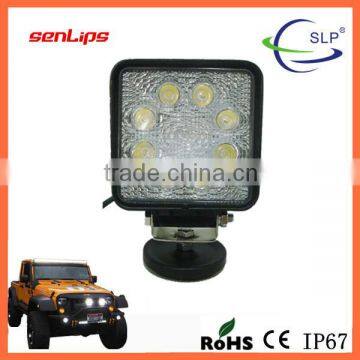 EPISTAR 24W SQUAR WORK LIGHT LED IP67 SUPER BIRGHTNESS SPOT FLOOD BEAM FOR OFF ROAD SUV, 4WD, ALL VEHICLE