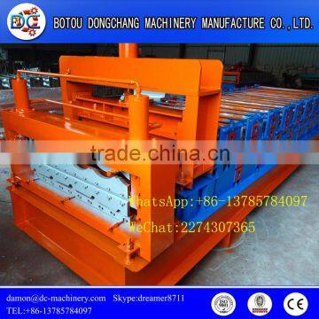 corrugated iron roof making machine /double layer roll forming machine