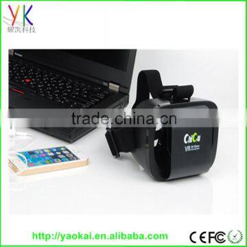 2016 New style ABS Plastic VR box 2.0 bluetooth gamepad 3D glasses virtual reality headset