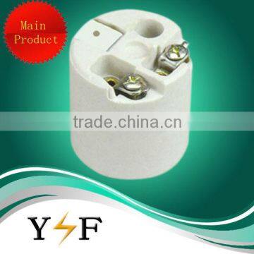 Glazed surface ceramic e26 edison screw lampholder