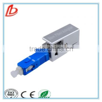 SM sc square/round bare fiber optic adapter,high quality optical sc bare adapter