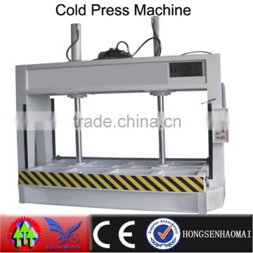 Woodworking machine Hydraulic cold press machine is Qingdao HSHM50LY-A