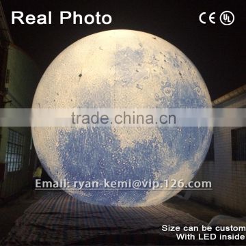 Inflatable moon ball inflatable moon balloon LED inflatable moon ball light