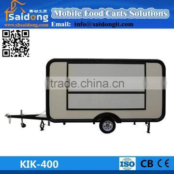 2015 New Designed High Quality Mobile Food Cart with big windows