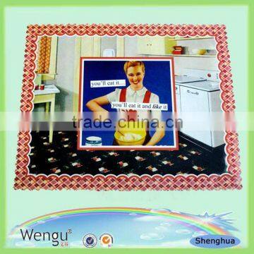 Hot new products 2015 innovative products table plate mat ,PP placemat china supplier and manufacture